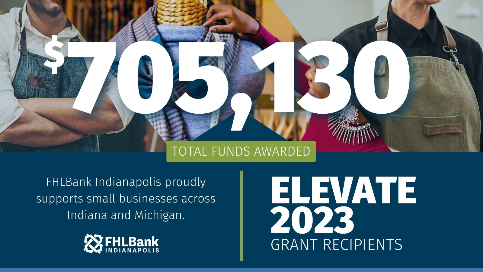 FHLBank Indianapolis awards more than $700,000 in Elevate Small Business Grants