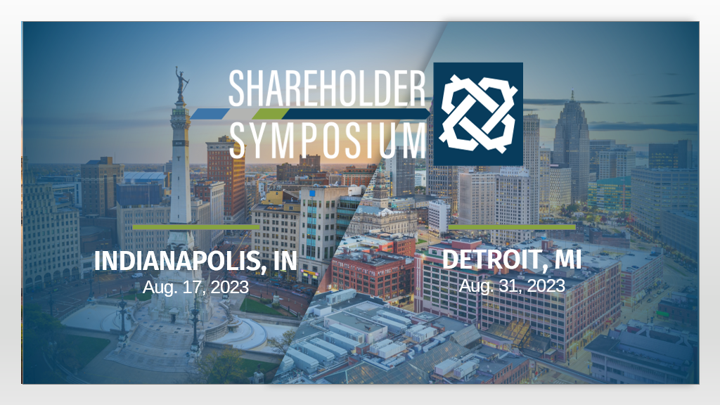 2023 Shareholder Symposium - Indianapolis