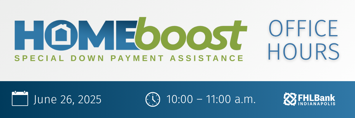 Banner featuring HomeBoost logo and "office hours" on white background above time and date.