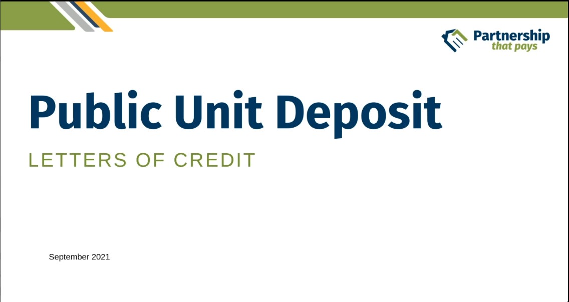 Public Unit Deposit - Letters of Credit