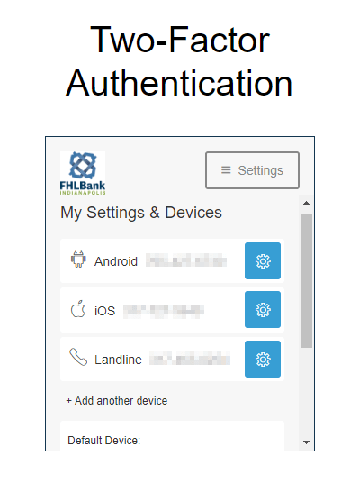 Linked devices shown on the My Settings & Devices screen