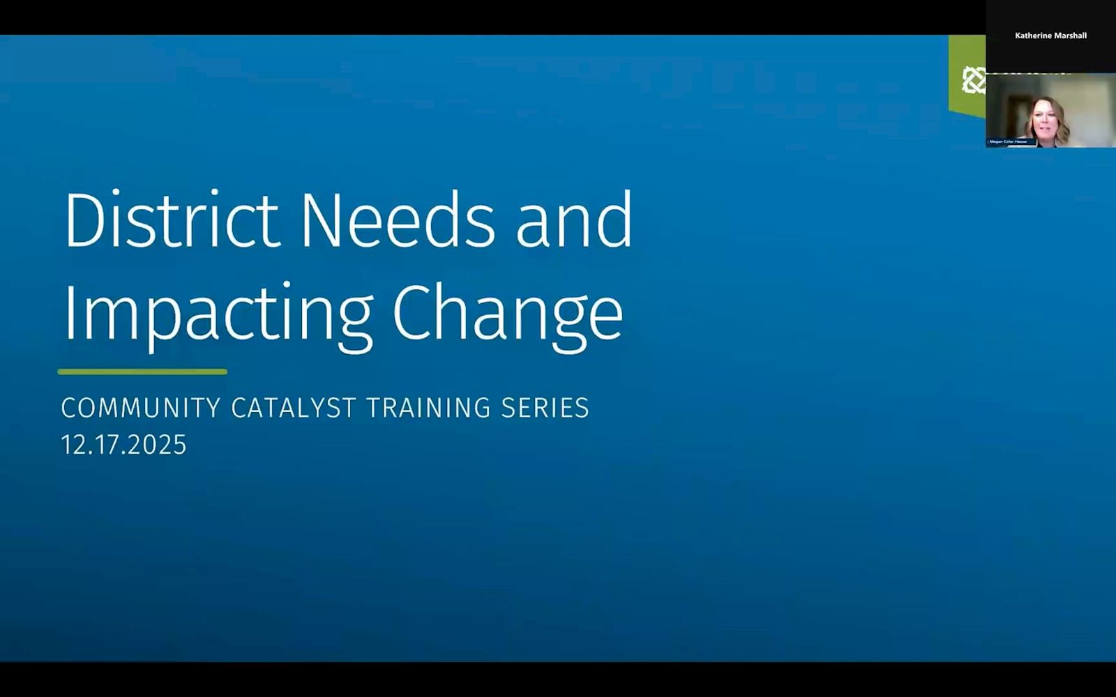 Dec. 2025: Analyzing district needs to impact change